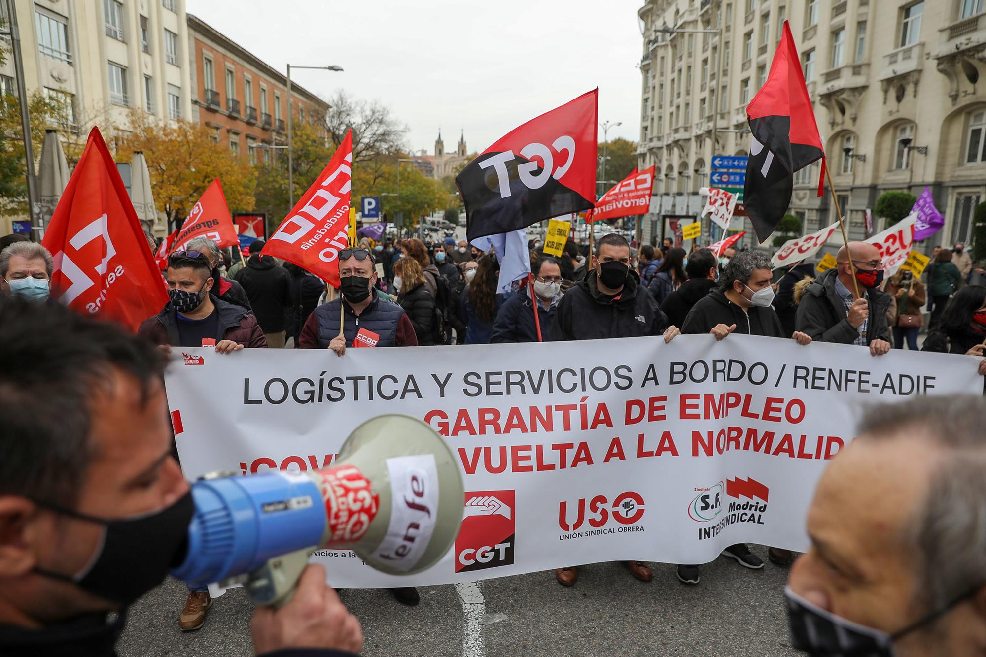 CGT Manifestación ADIF